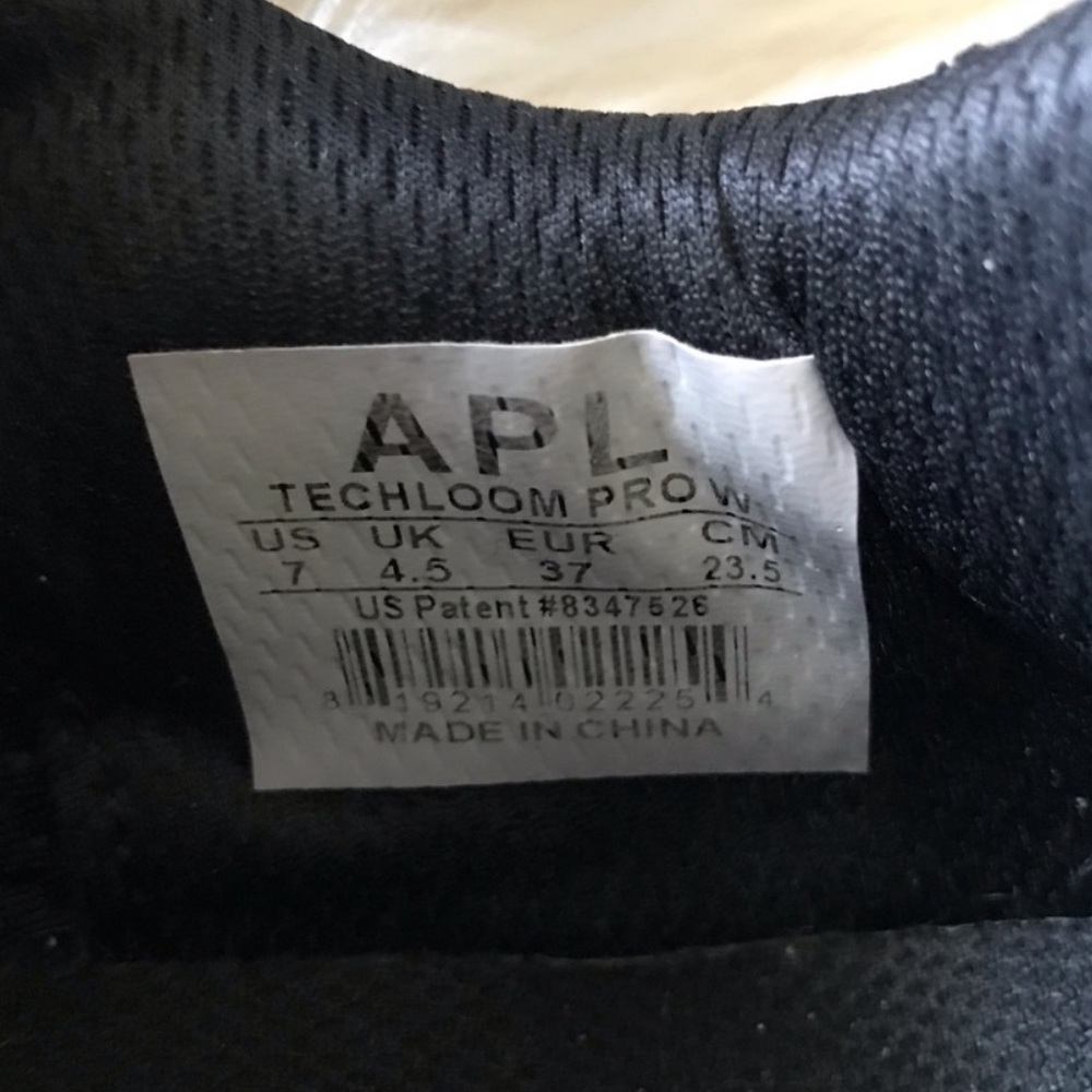 APL Techloom Pro Black Athletic Shoes Sz 7 - Picture 7 of 9